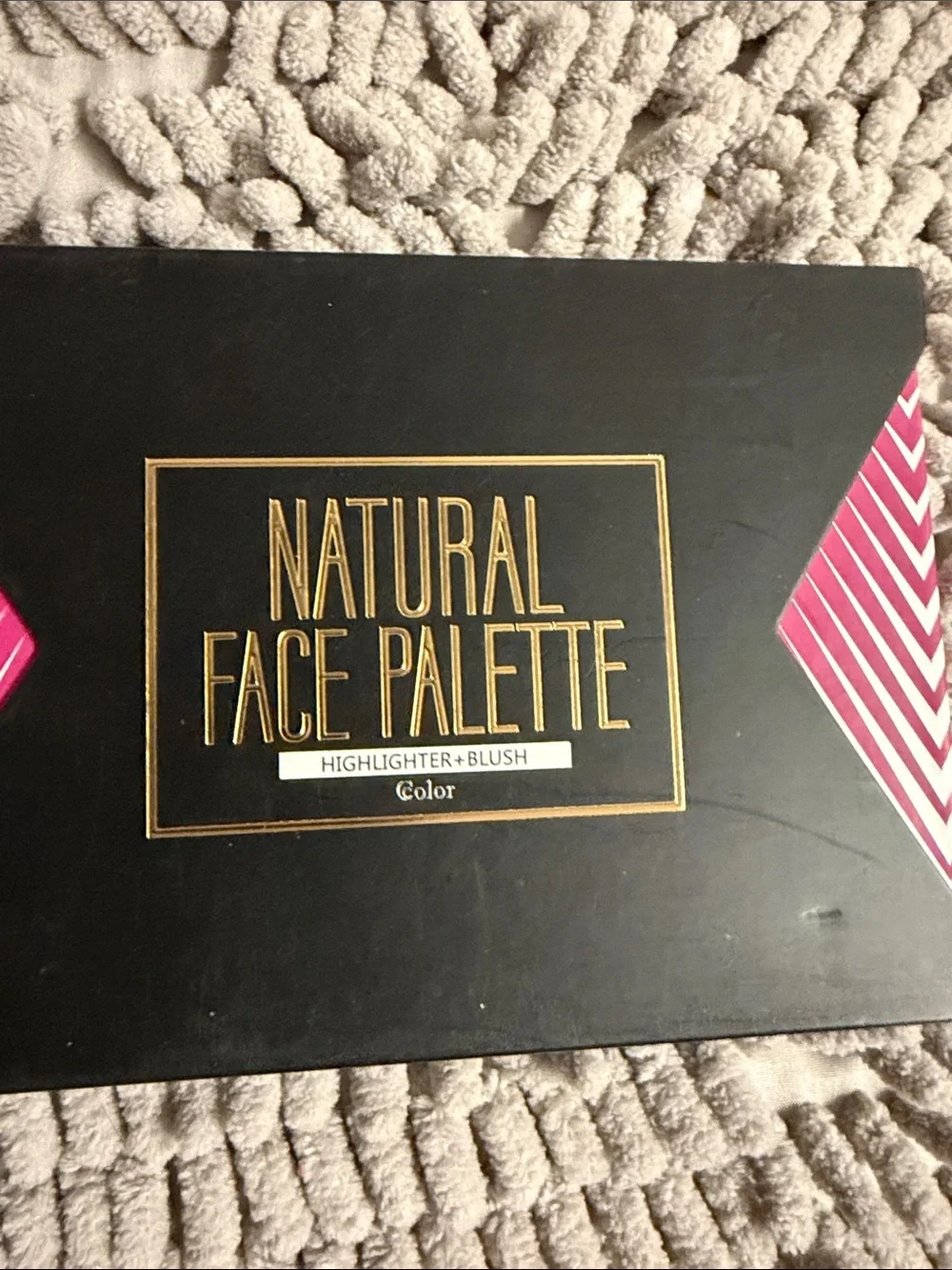 Natural Face Palette highlighter , blush set with mirror. 🆕
